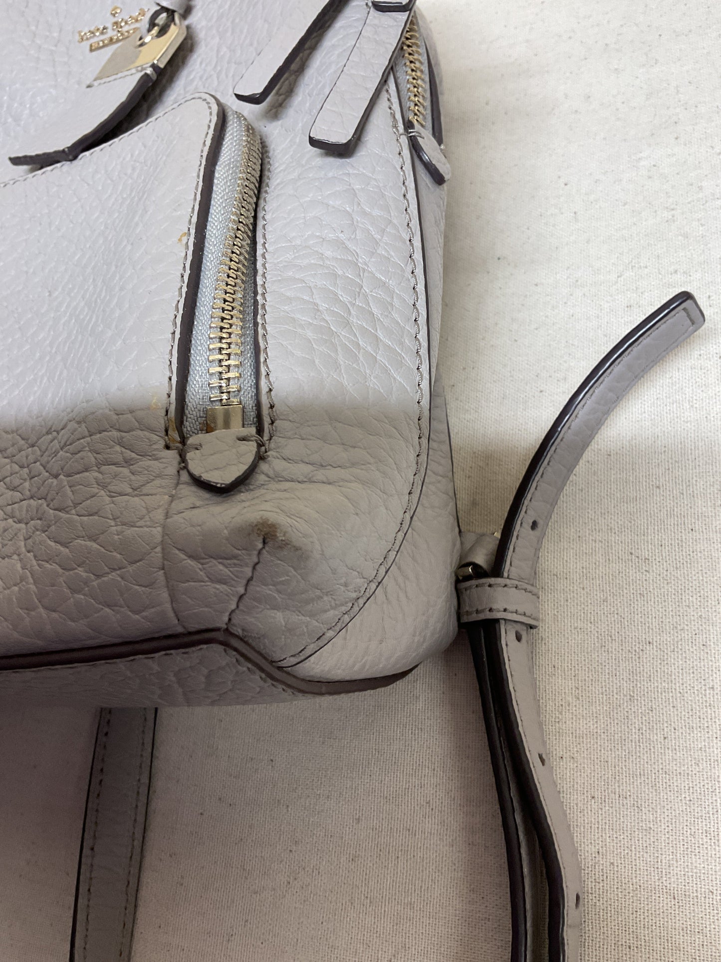 Backpack Designer By Kate Spade In Grey, Size:Medium