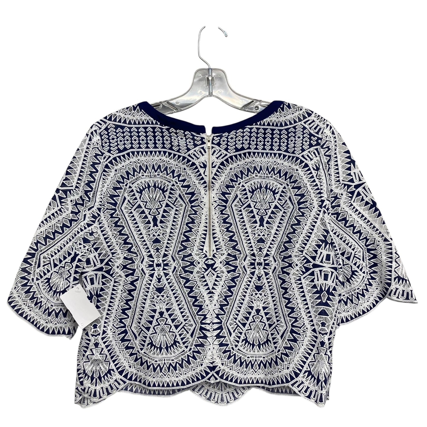 Top Ss By Saks Fifth Avenue In Blue & White, Size:M