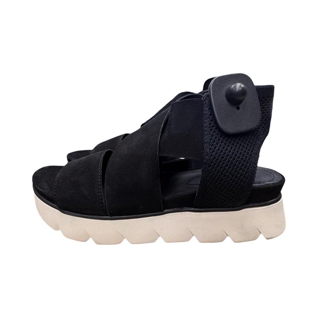 Shoes Designer By Eileen Fisher In Black, Size:9