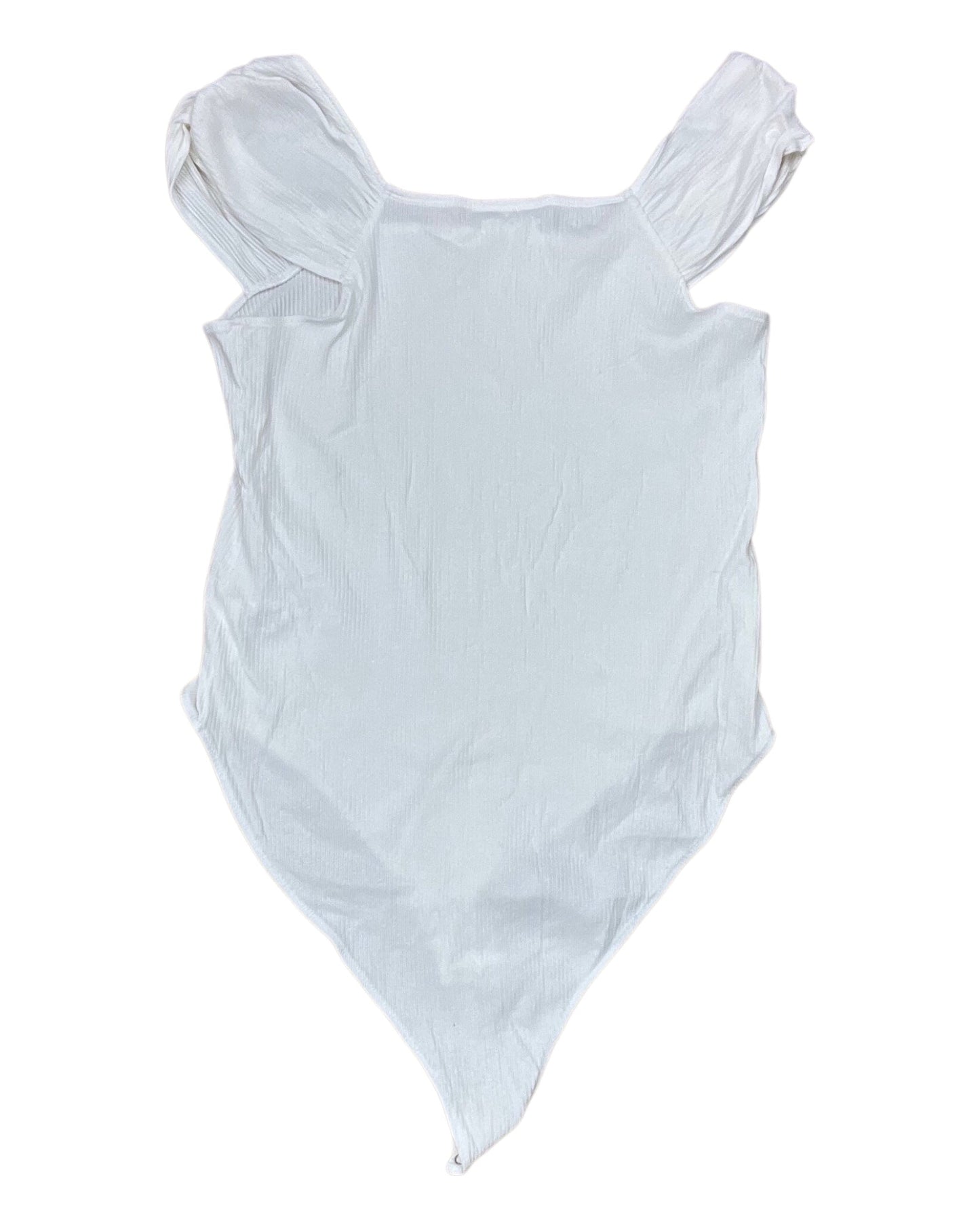 Bodysuit By Maurices In White, Size:1X