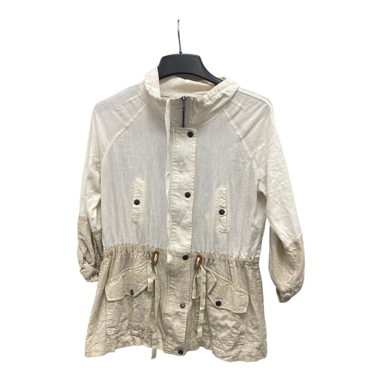 Jacket Other By Blu Pepper In White, Size:L