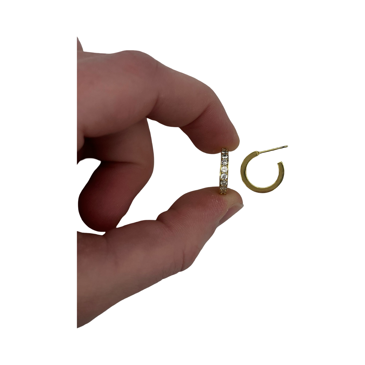 Earrings Hoop By Clothes Mentor In Gold