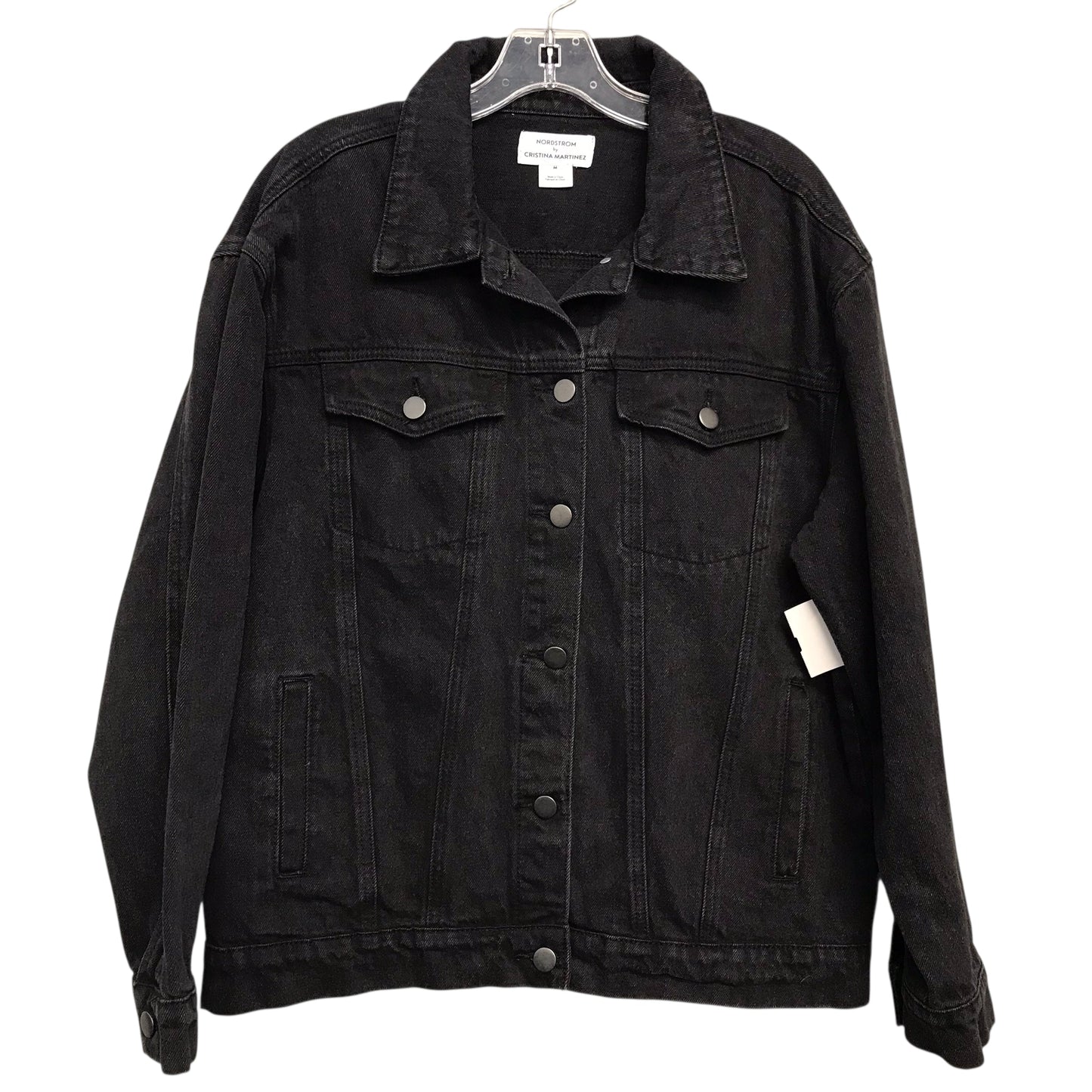 Jacket Denim By Nordstrom In Black, Size:M