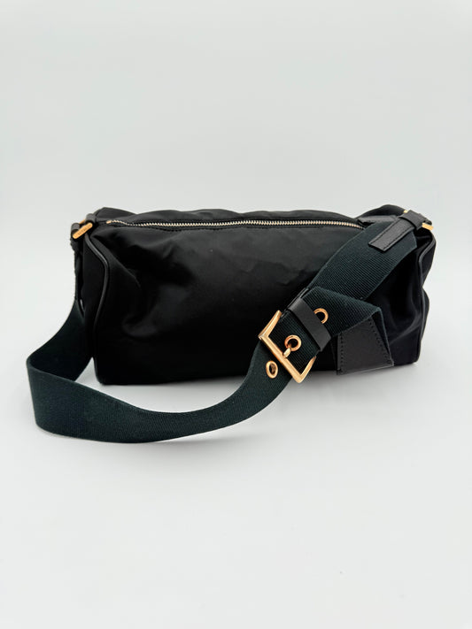 Handbag Luxury Designer By Prada In Black, Size:Small