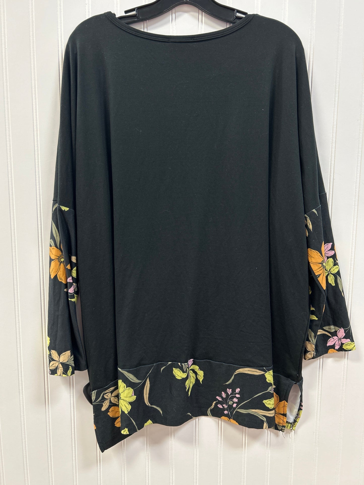 Top Ls By Yelete In Black, Size:Xl