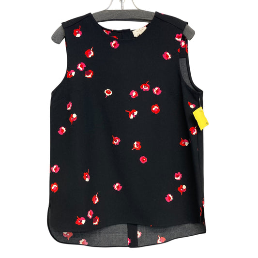Top Sleeveless Designer By Kate Spade In Floral Print, Size:M
