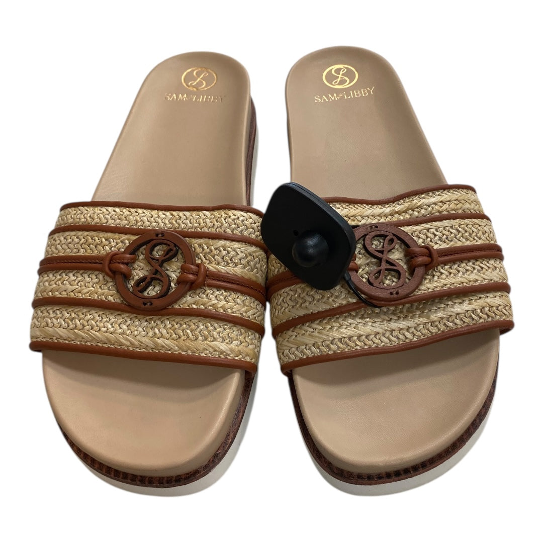 Sandals Flats By Sam And Libby In Multi, Size:10