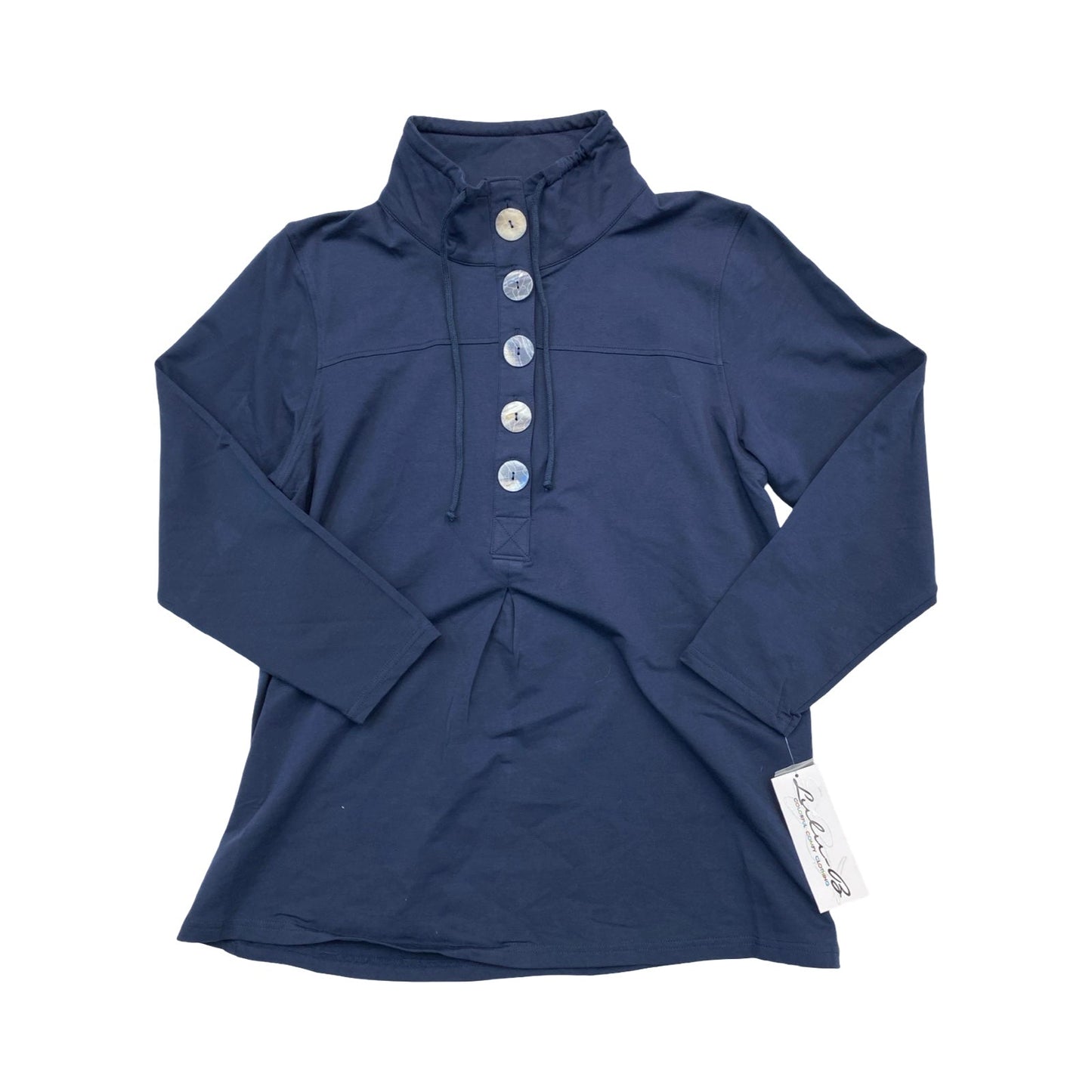 Top Ls By Lulu B In Navy, Size:L