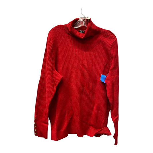 Top Ls By Talbots In Red, Size:2X