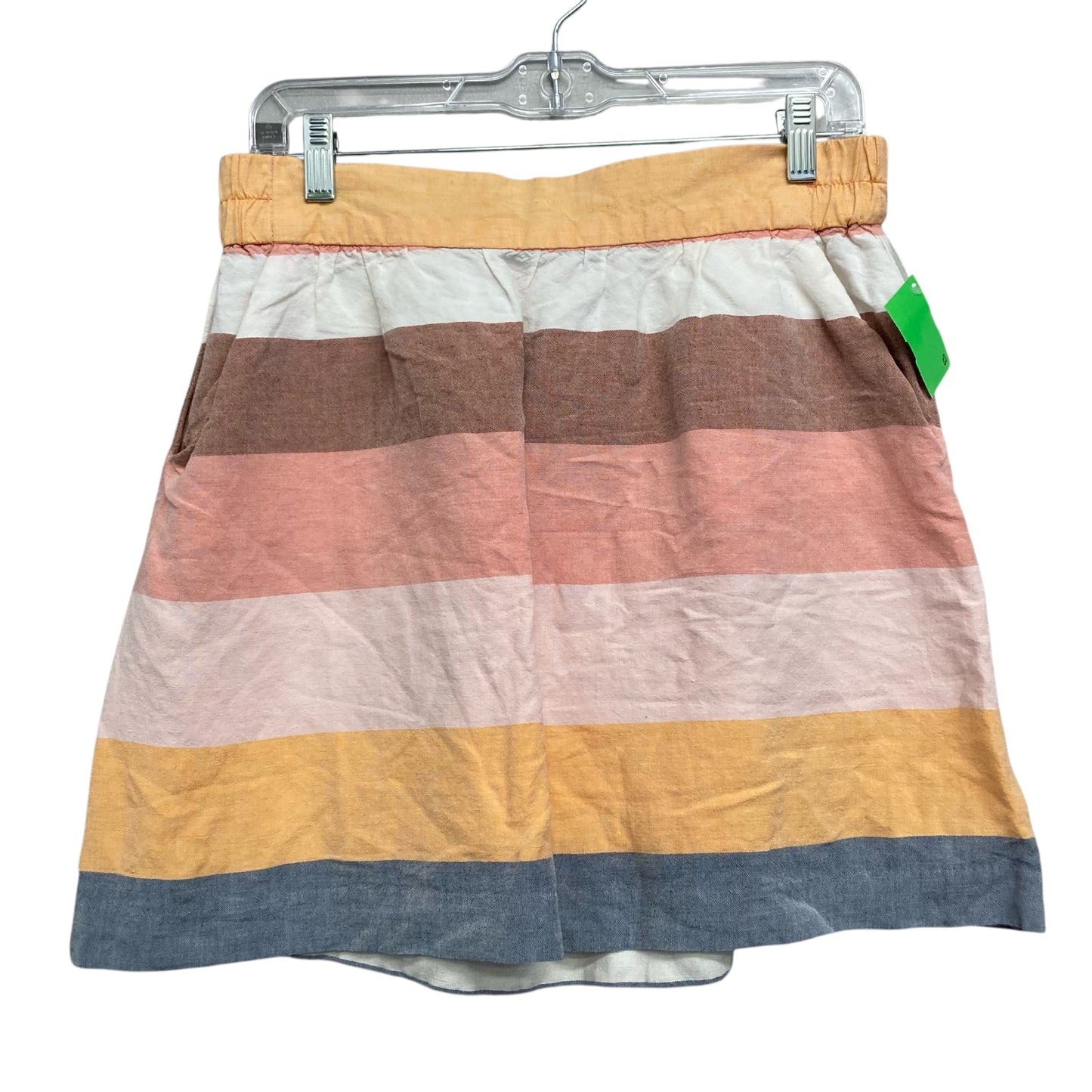 Skirt Short By Loft In Striped Pattern, Size:8