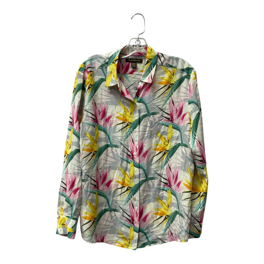 Top Ls By Tommy Bahama In Pink & Yellow, Size:M