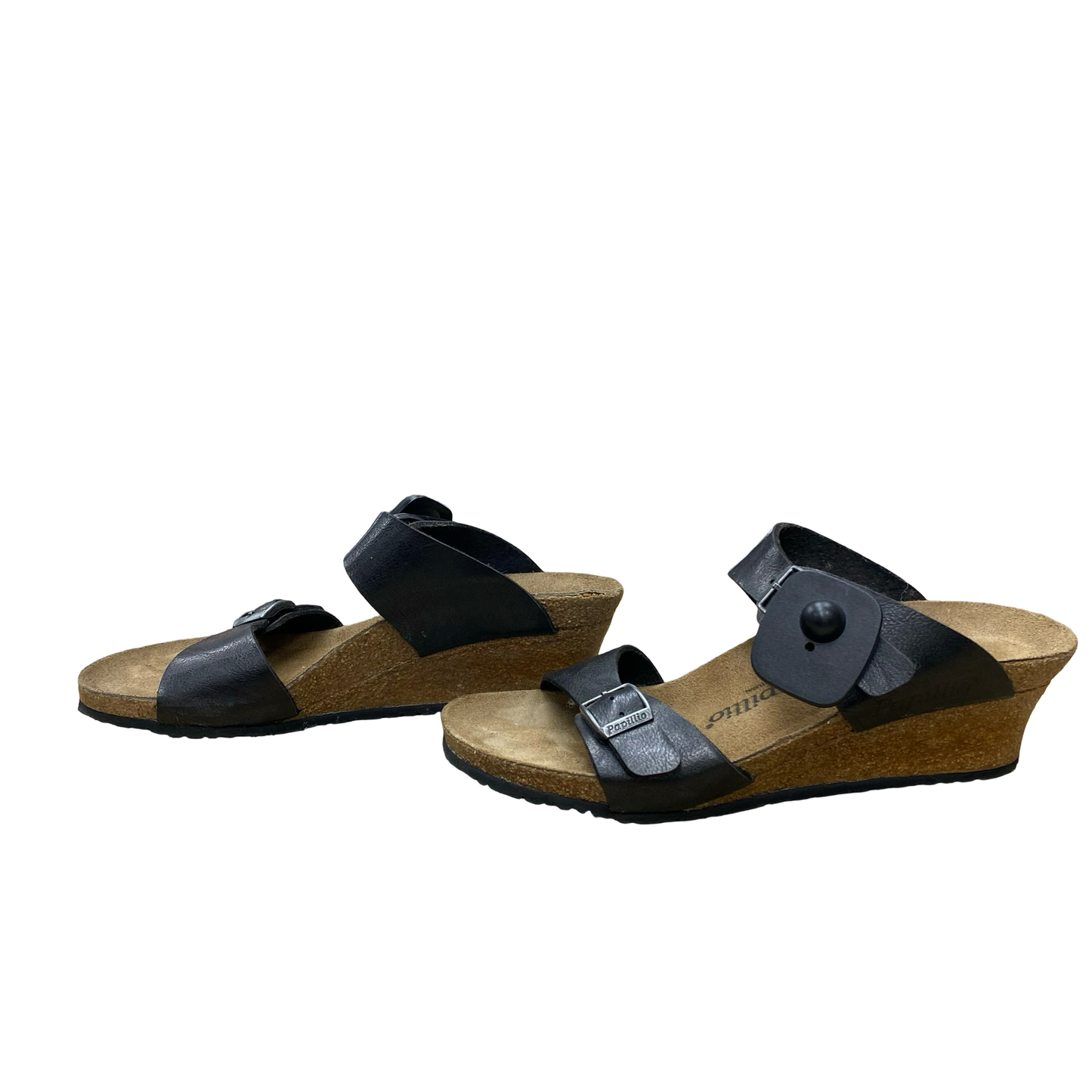 Sandals Designer By Birkenstock In Black, Size:9