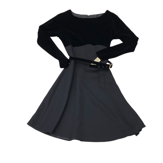 Dress Party Midi By Adrienne Vittadini In Black, Size:8