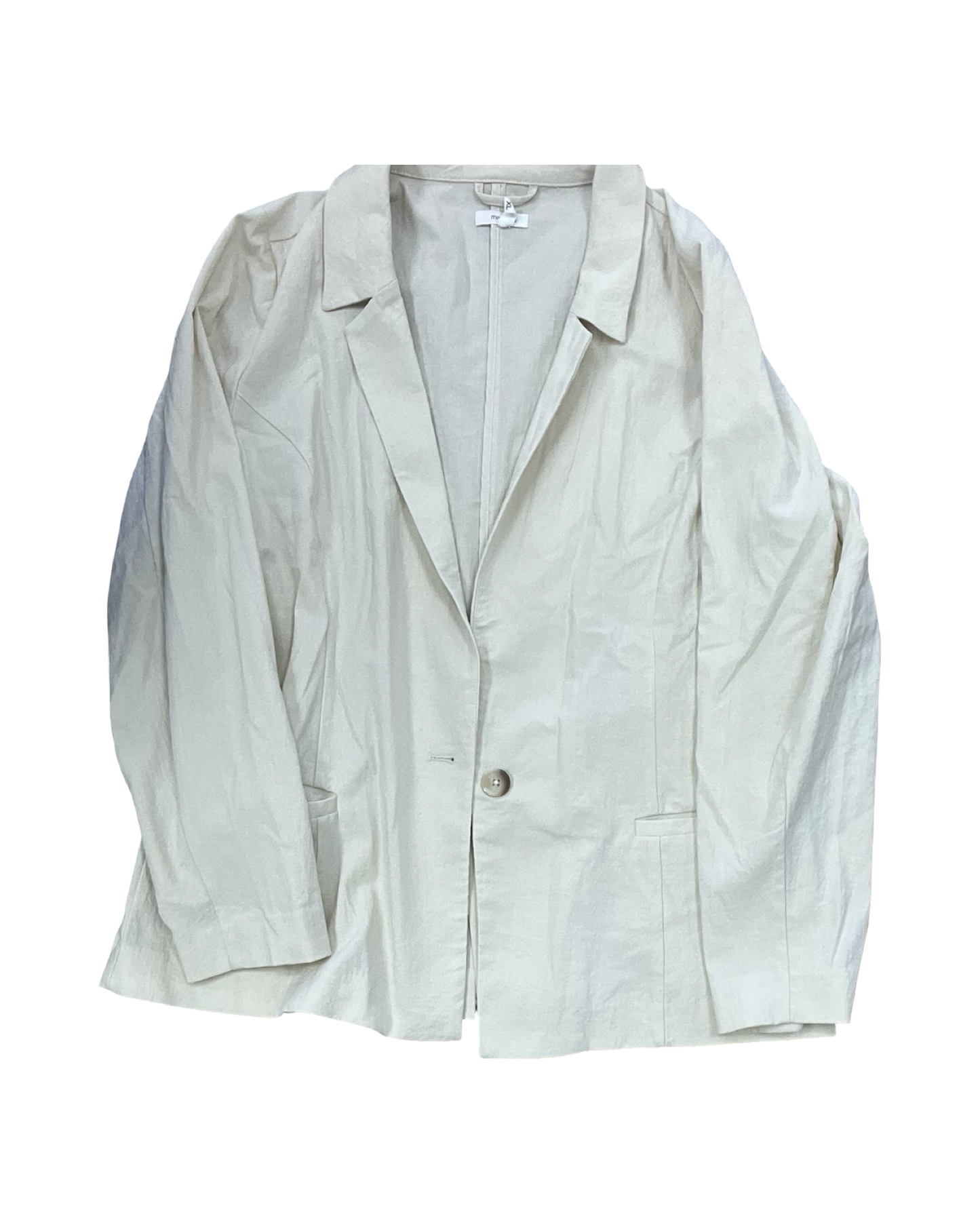Blazer By Maurices In Tan, Size:Xl