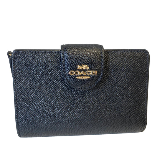 Wallet Designer By Coach In Black, Size:Medium