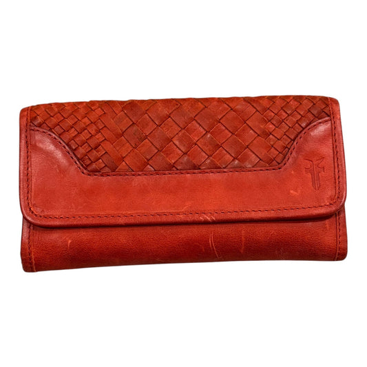Wallet Designer By Frye In Red, Size: Large