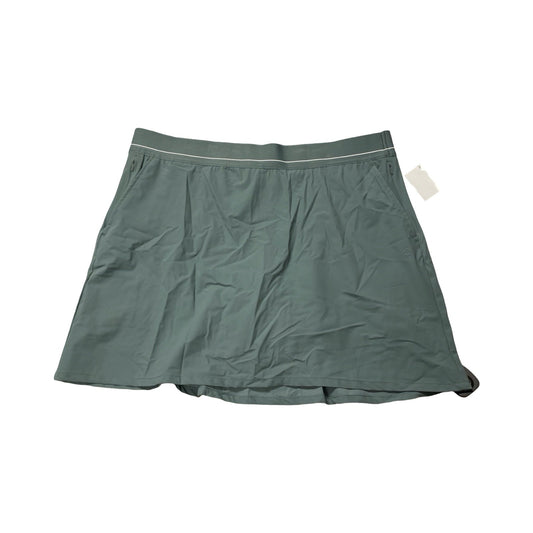 Athletic Skort By Soybu In Green, Size:Xl