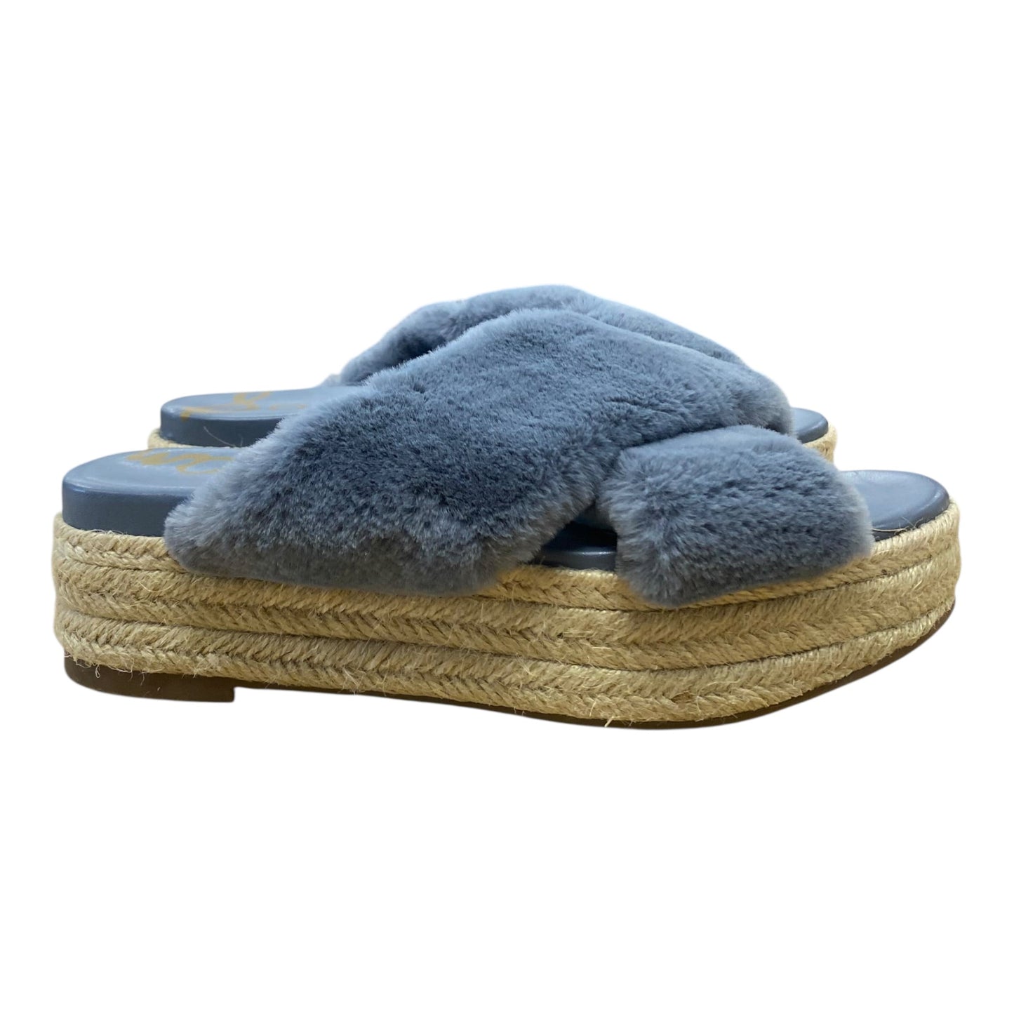 Sandals Heels Wedge By Sam Edelman In Grey, Size:8