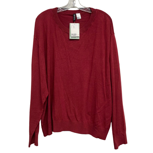 Sweater By Divided In Red, Size:4X