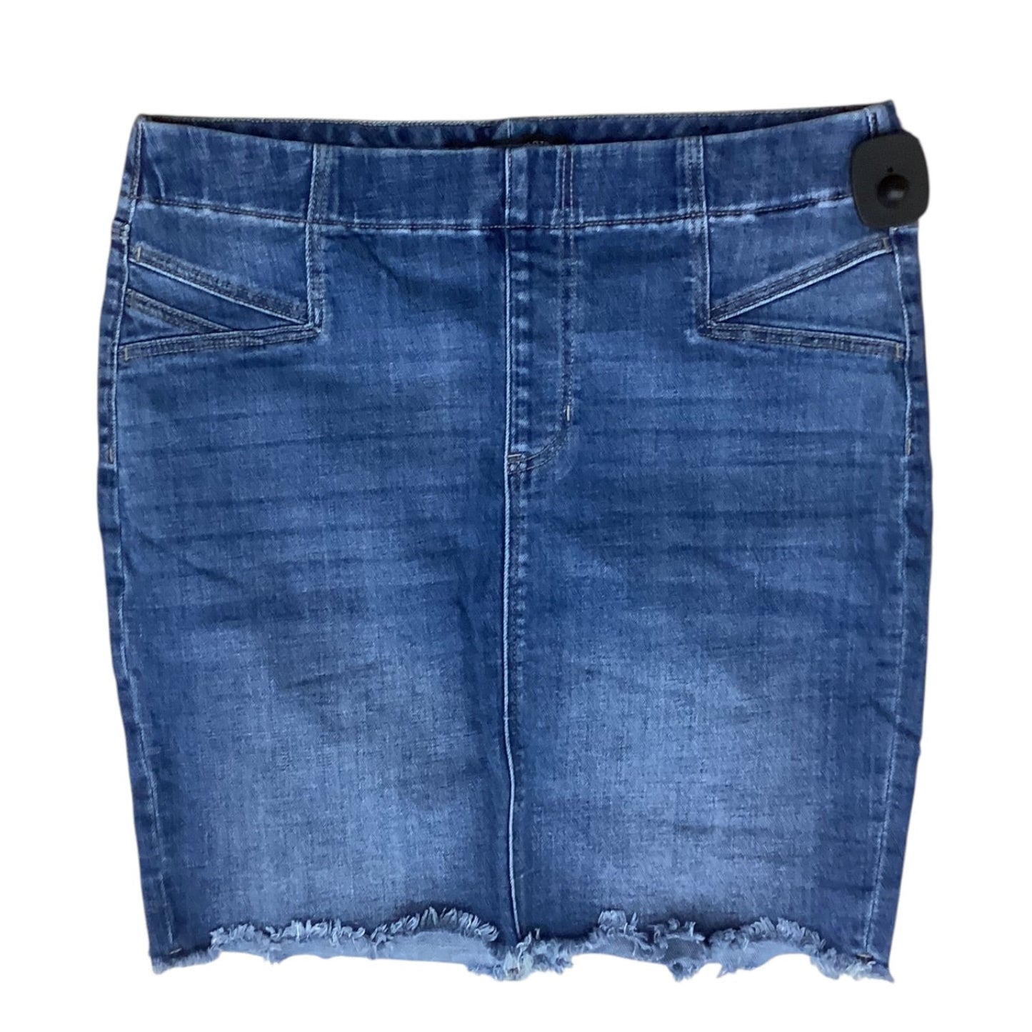 Skirt Mini & Short By Liverpool In Blue Denim, Size:10