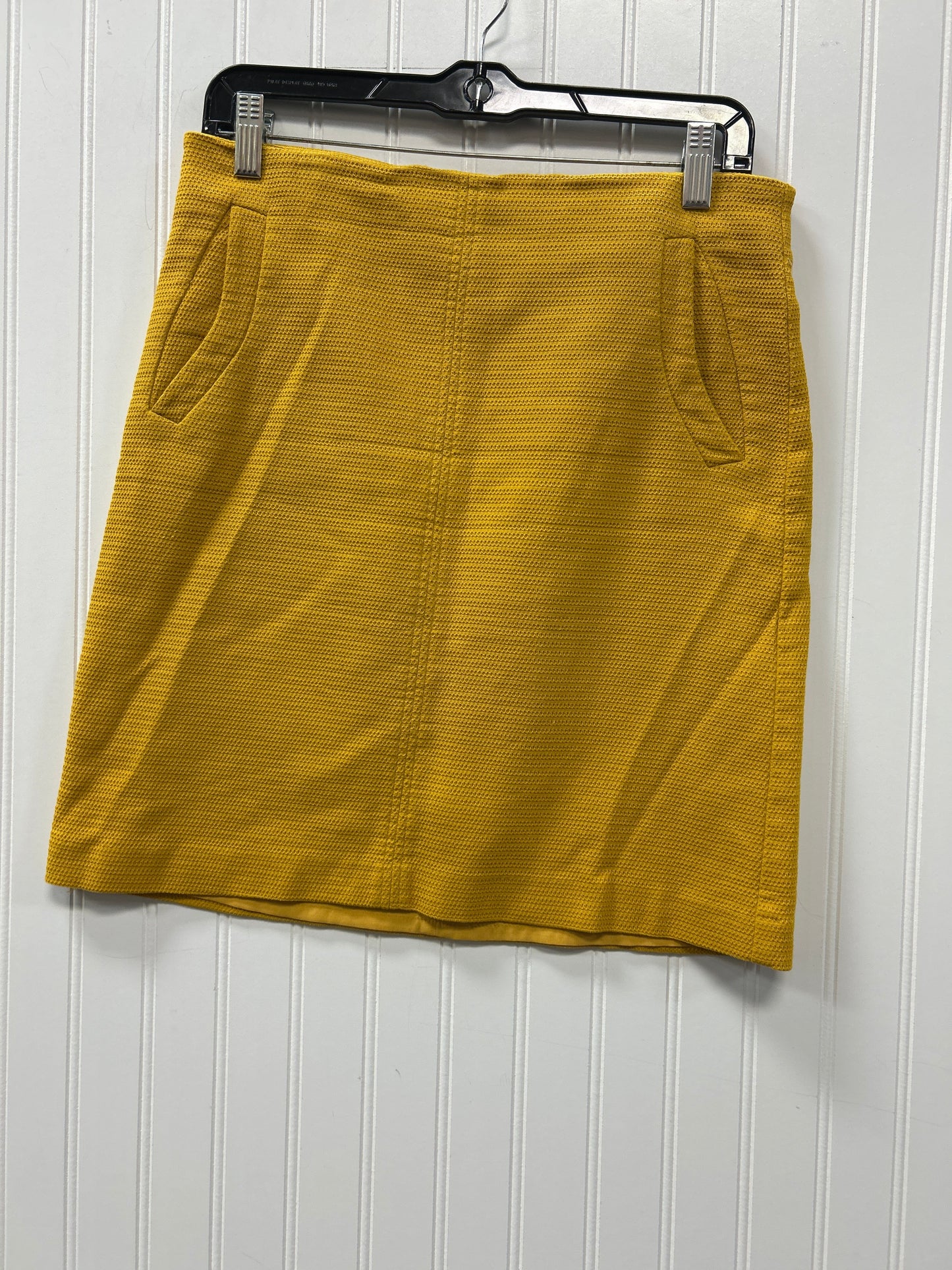 Skirt Midi By Ann Taylor In Yellow, Size:2