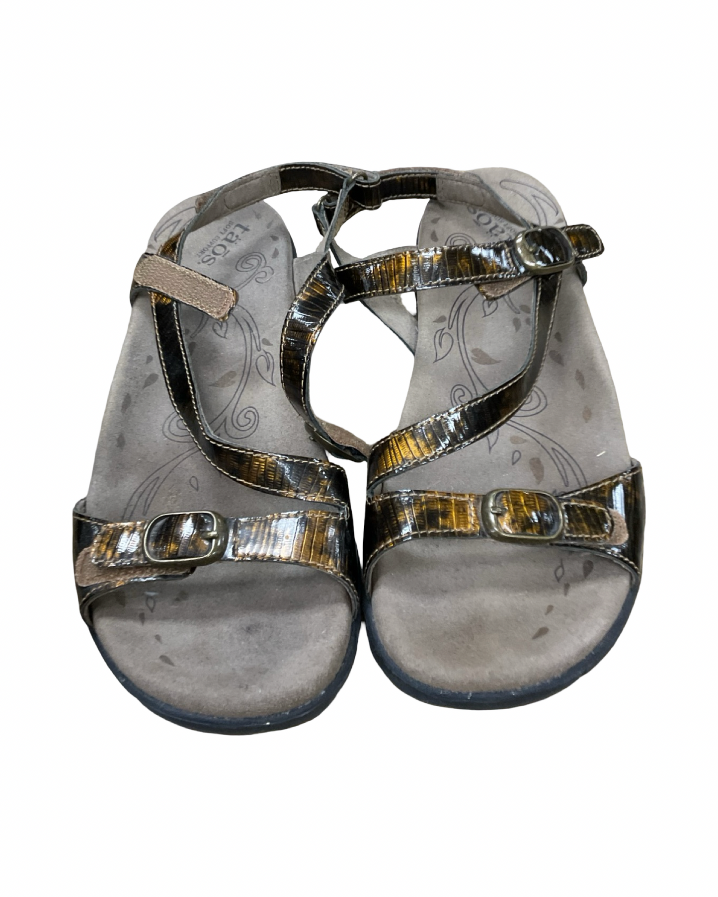 Sandals Flats By Taos In Brown, Size:7