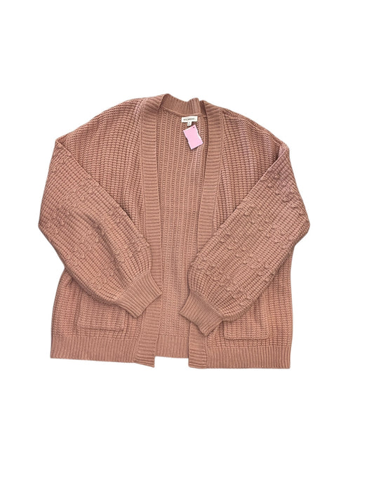 Cardigan By Blu Pepper In Pink, Size:L