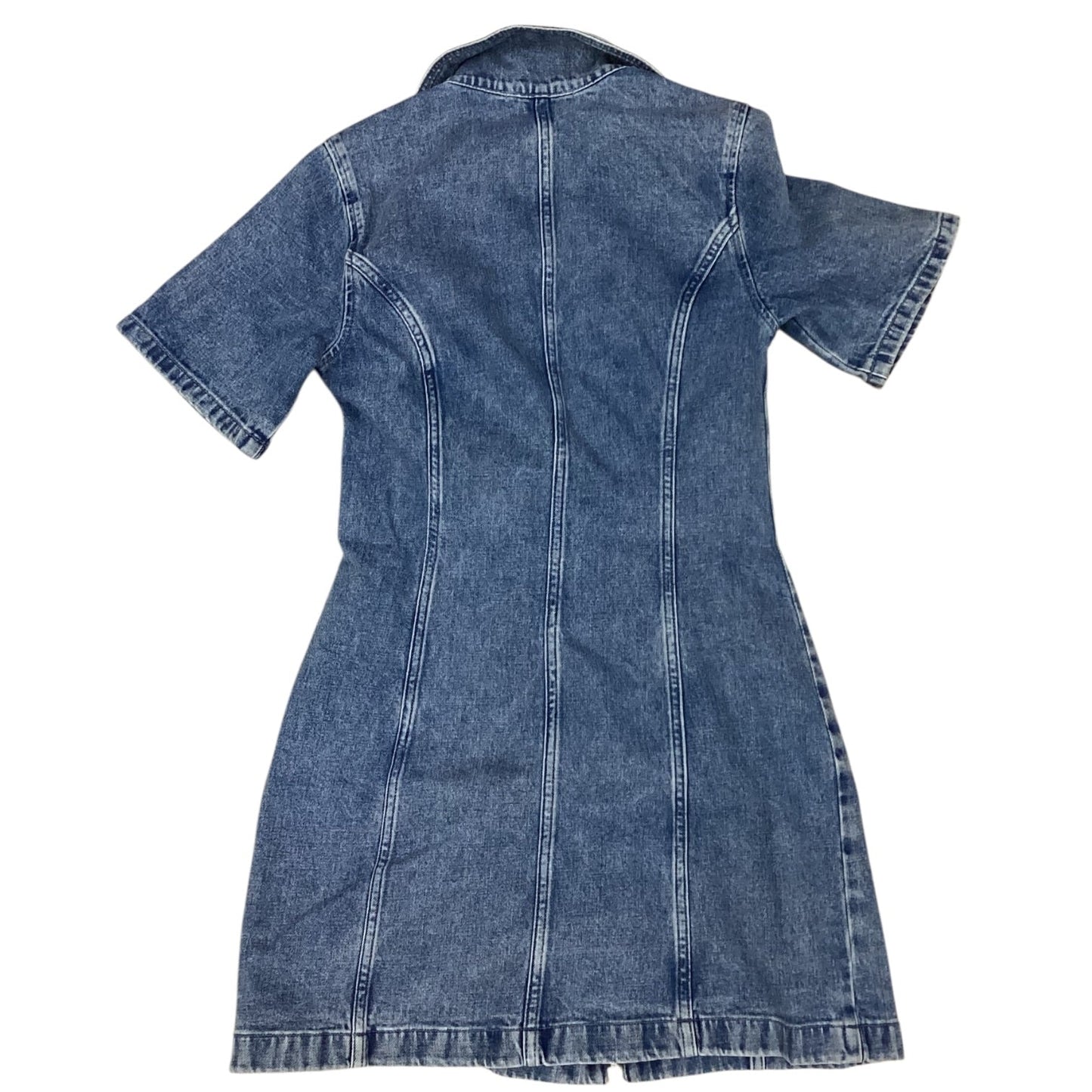 Dress Casual Short By Abercrombie And Fitch In Blue Denim, Size:S