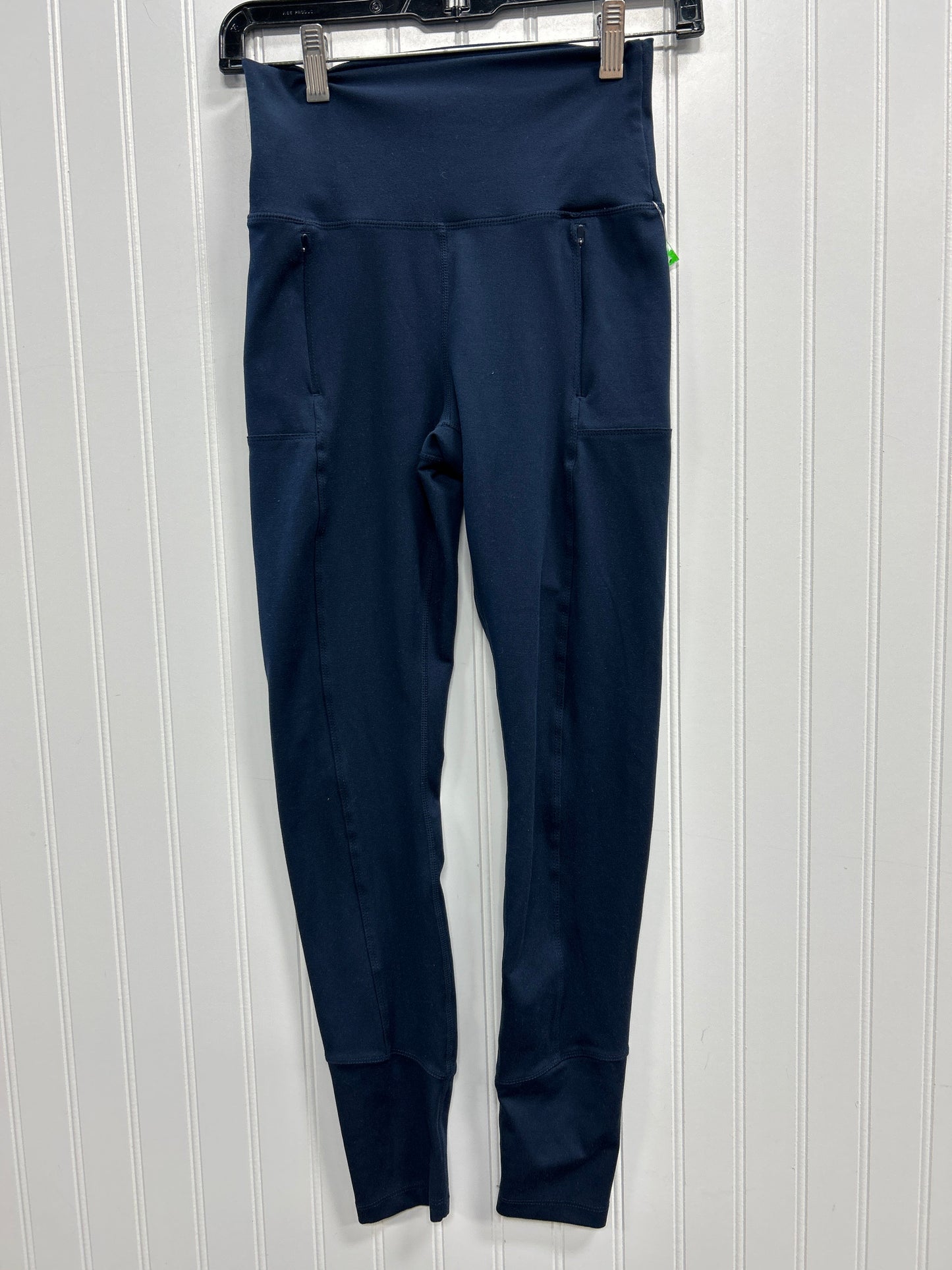 Athletic Leggings By Eddie Bauer In Navy, Size:S