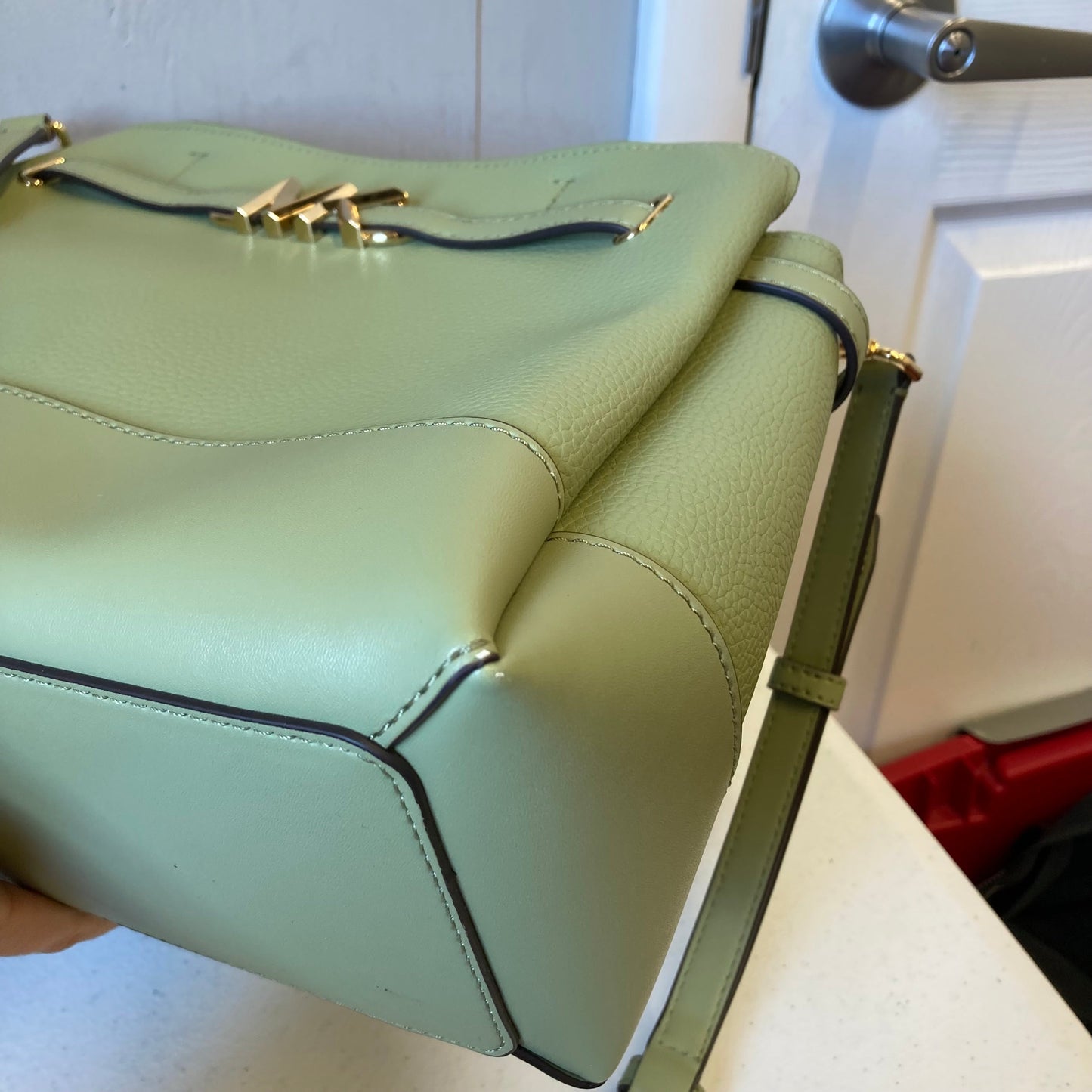 Crossbody Designer By Michael Kors In Green, Size:Medium