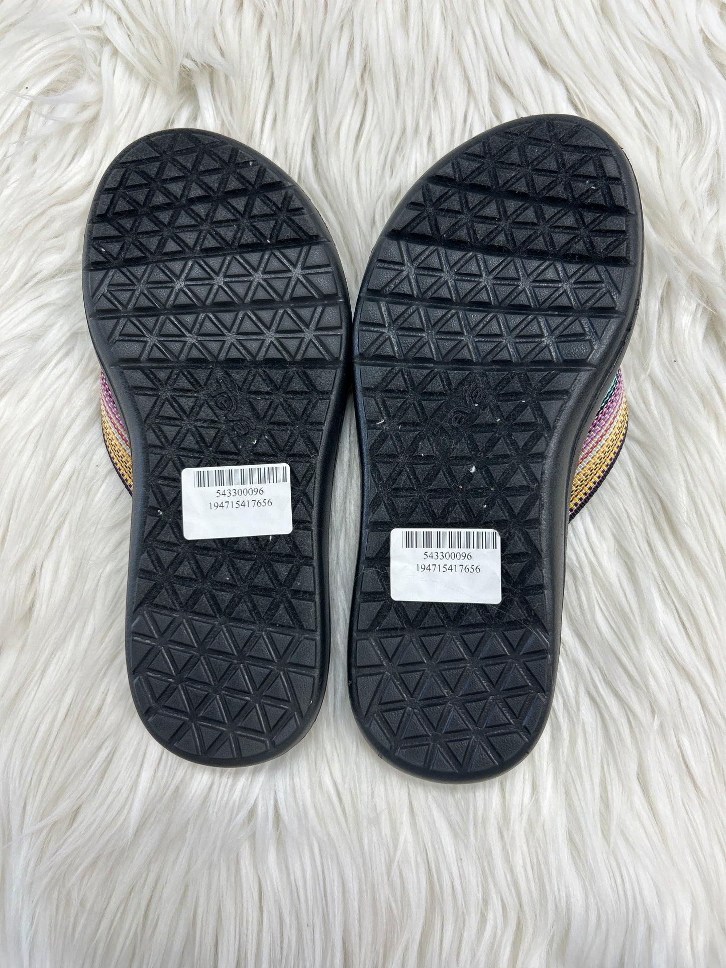 Sandals Flip Flops By Teva In Black, Size:5
