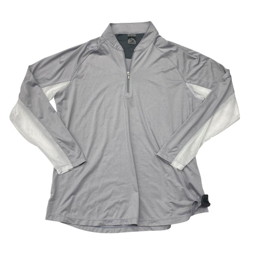 Athletic Top Ls Collar By Storm Creek In Purple & White, Size:Xl