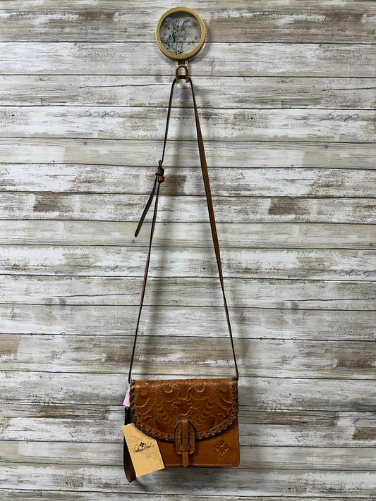 Crossbody Designer By Patricia Nash In Brown, Size:Small