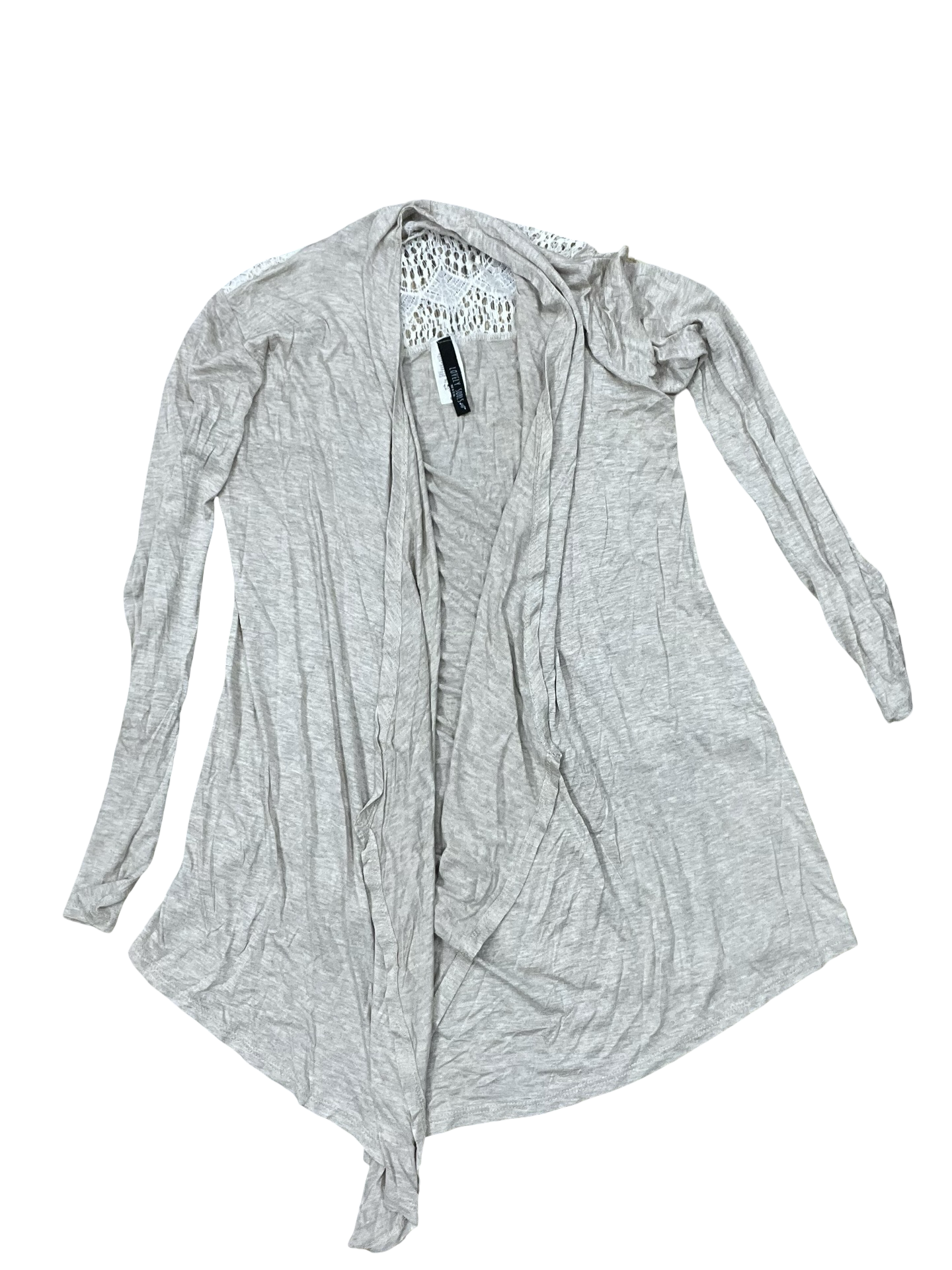 Cardigan By Clothes Mentor In Tan, Size:S