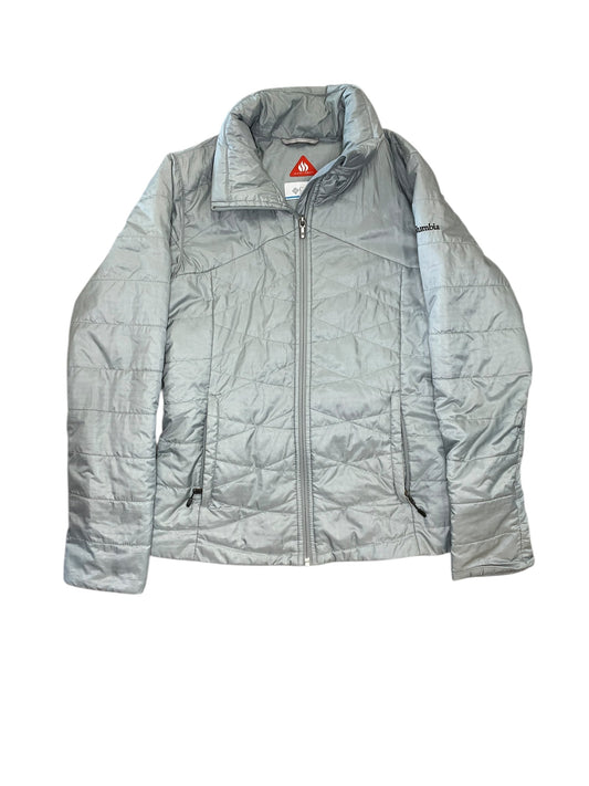 Jacket Puffer & Quilted By Columbia In Grey, Size:M