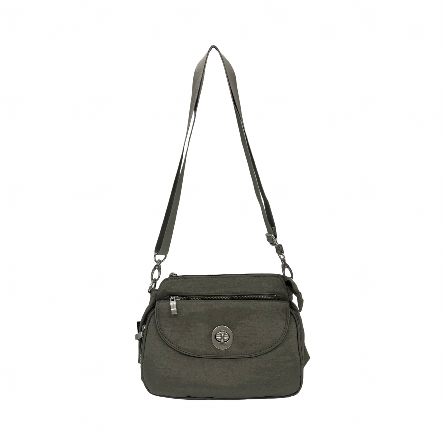 Crossbody By Baggallini In Grey, Size:Medium