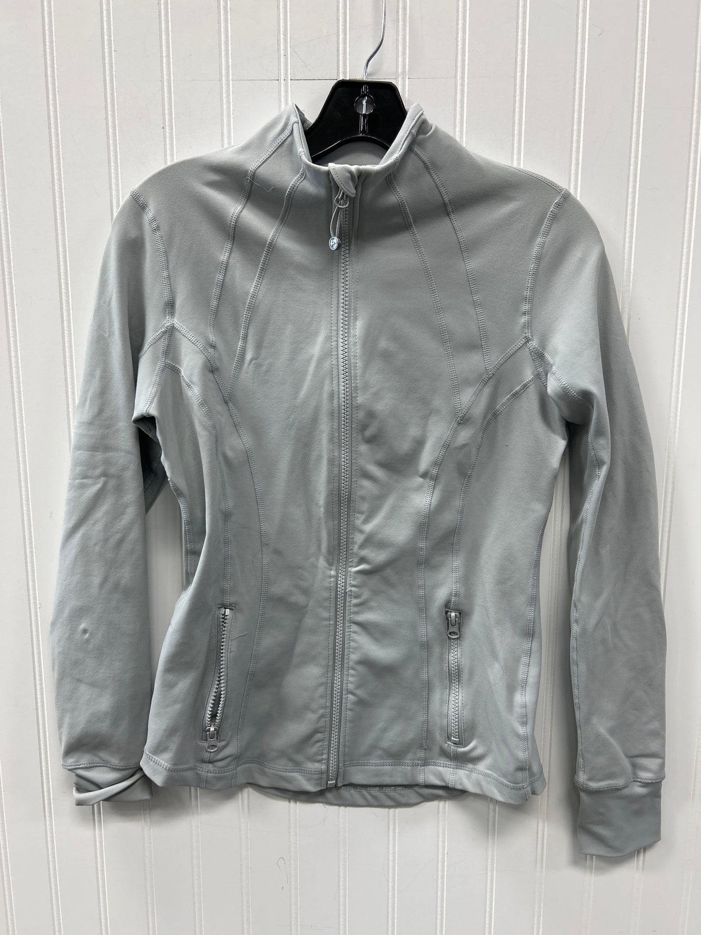 Athletic Jacket By 90 Degrees By Reflex In Grey, Size:S