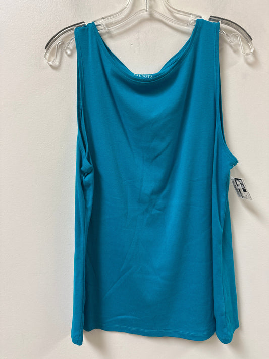 Tank Top By Talbots In Blue, Size:Xl