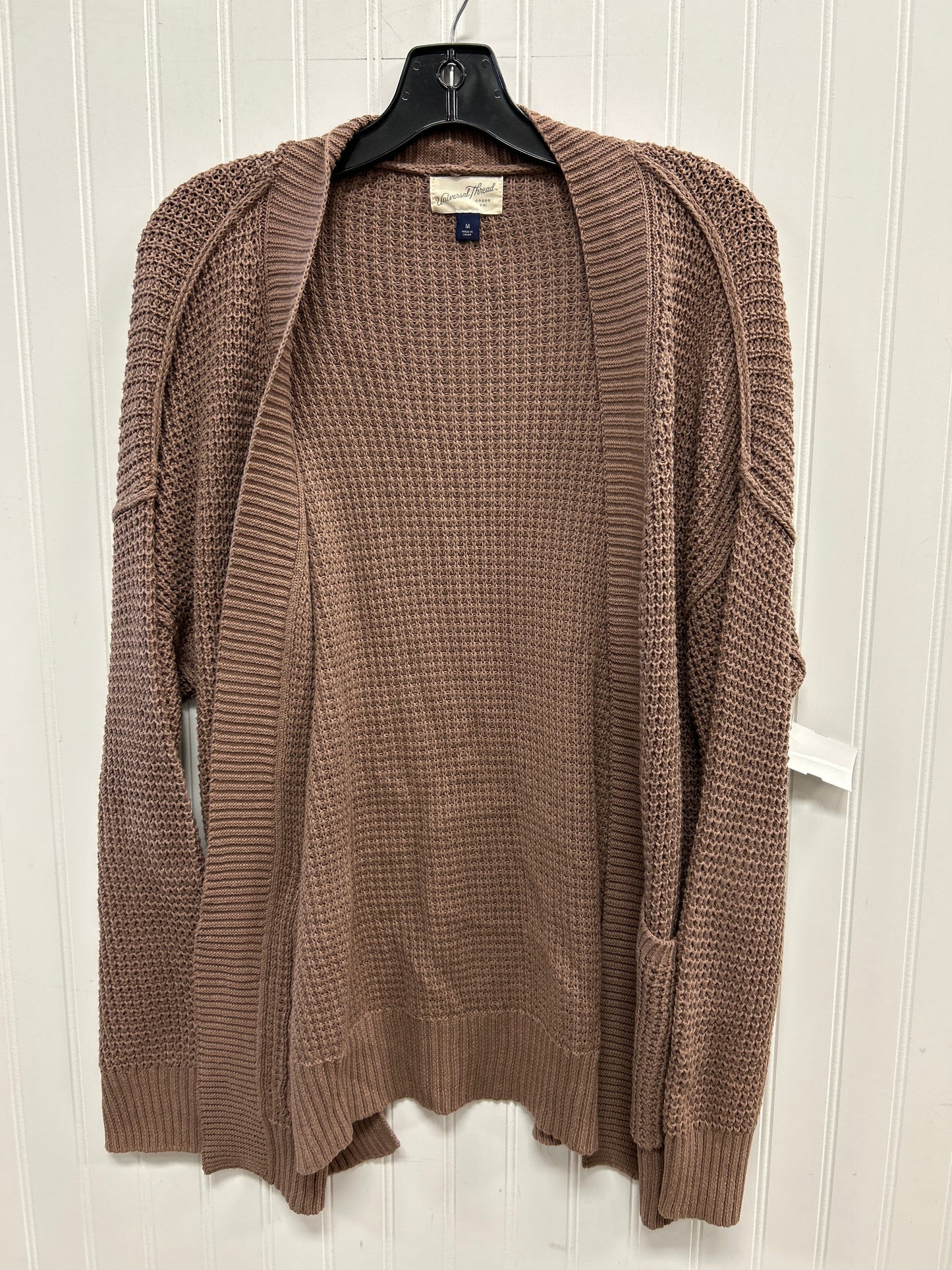 Sweater Cardigan By Universal Thread In Brown, Size:M