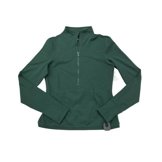 Athletic Top Ls Collar By Zyia In Green, Size:M
