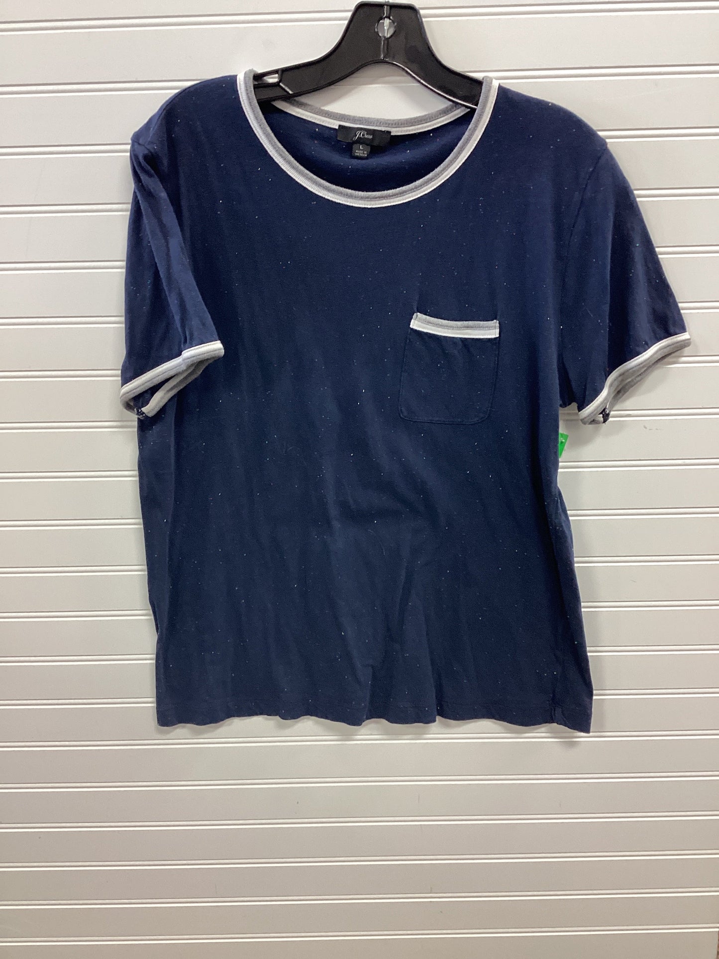 Top Ss By J. Crew In Navy, Size:L