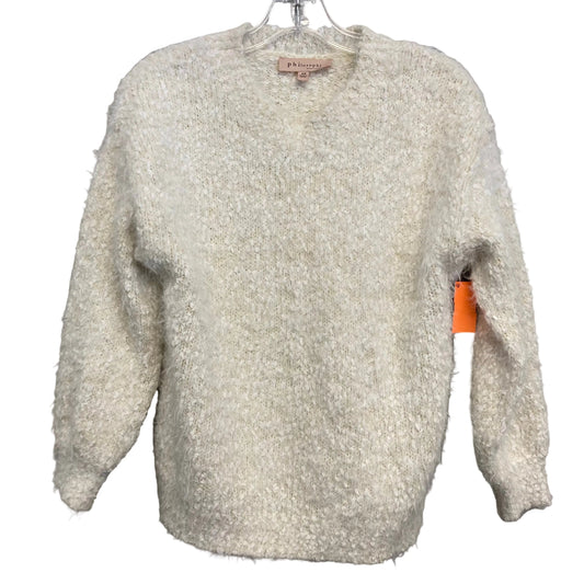 Sweater By Philosophy In White, Size:Xs