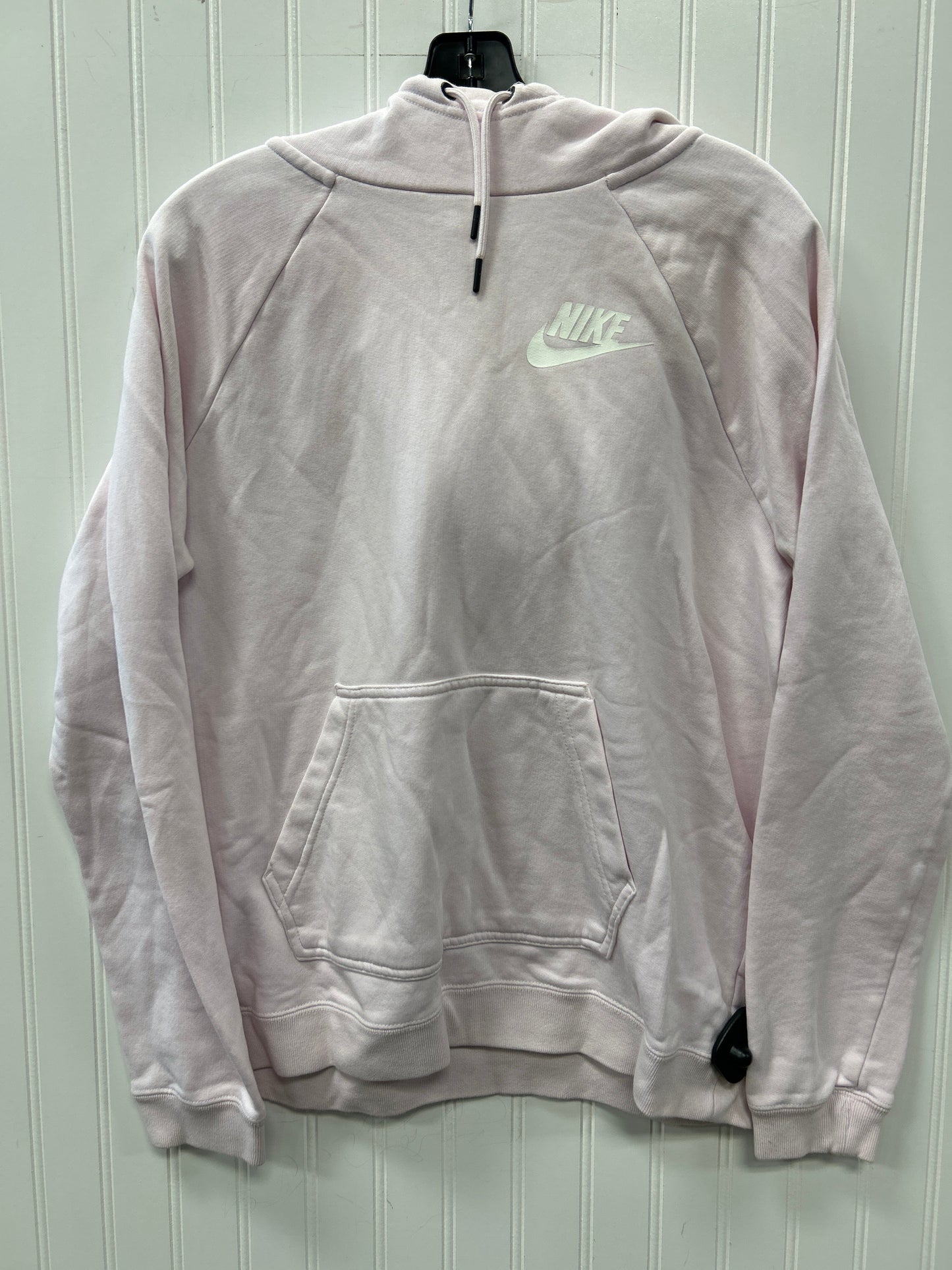 Sweatshirt Hoodie By Nike Apparel In Pink, Size:L