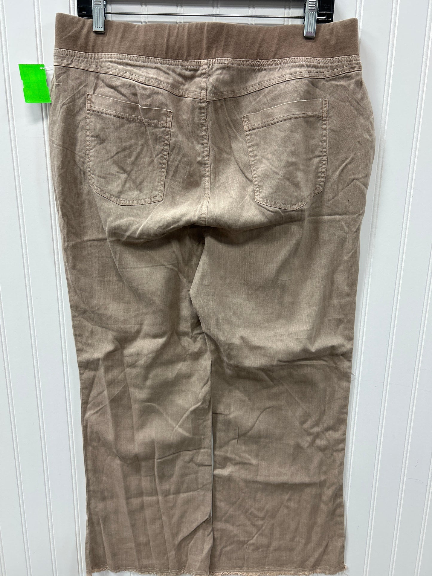 Pants Linen By Cmc In Tan, Size:L