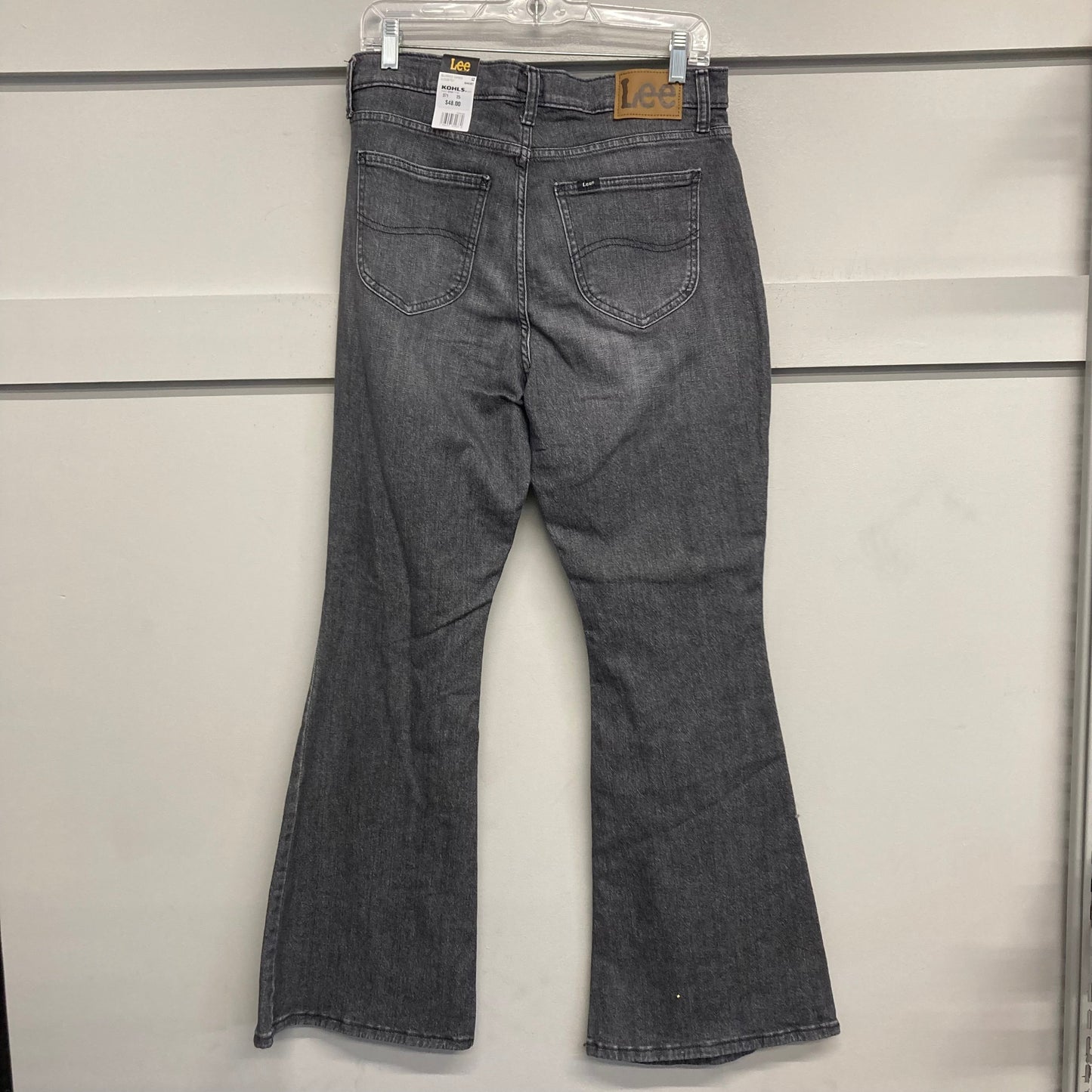 Jeans Flared By Lee In Grey, Size:12