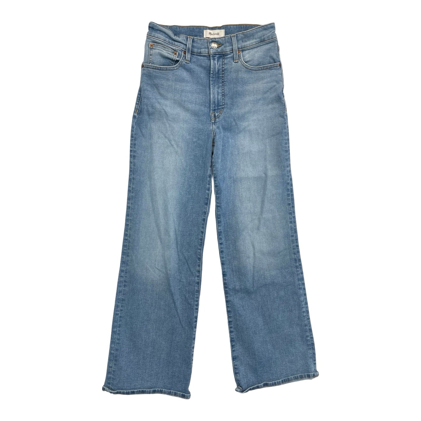 Jeans Wide Leg By Madewell In Blue Denim, Size:6