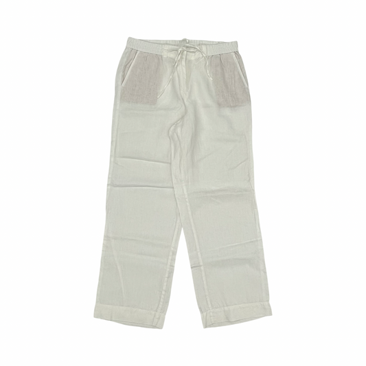 Pants Linen By Talbots In White, Size:10