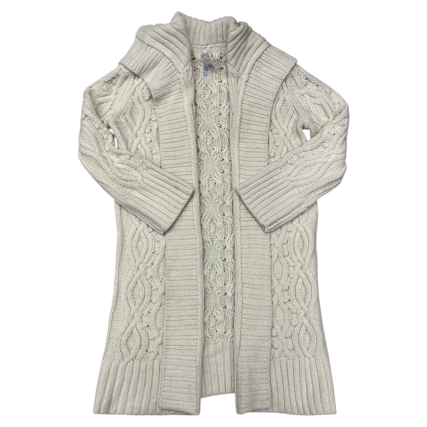 Sweater Cardigan By Lou And Grey In Ivory, Size:M