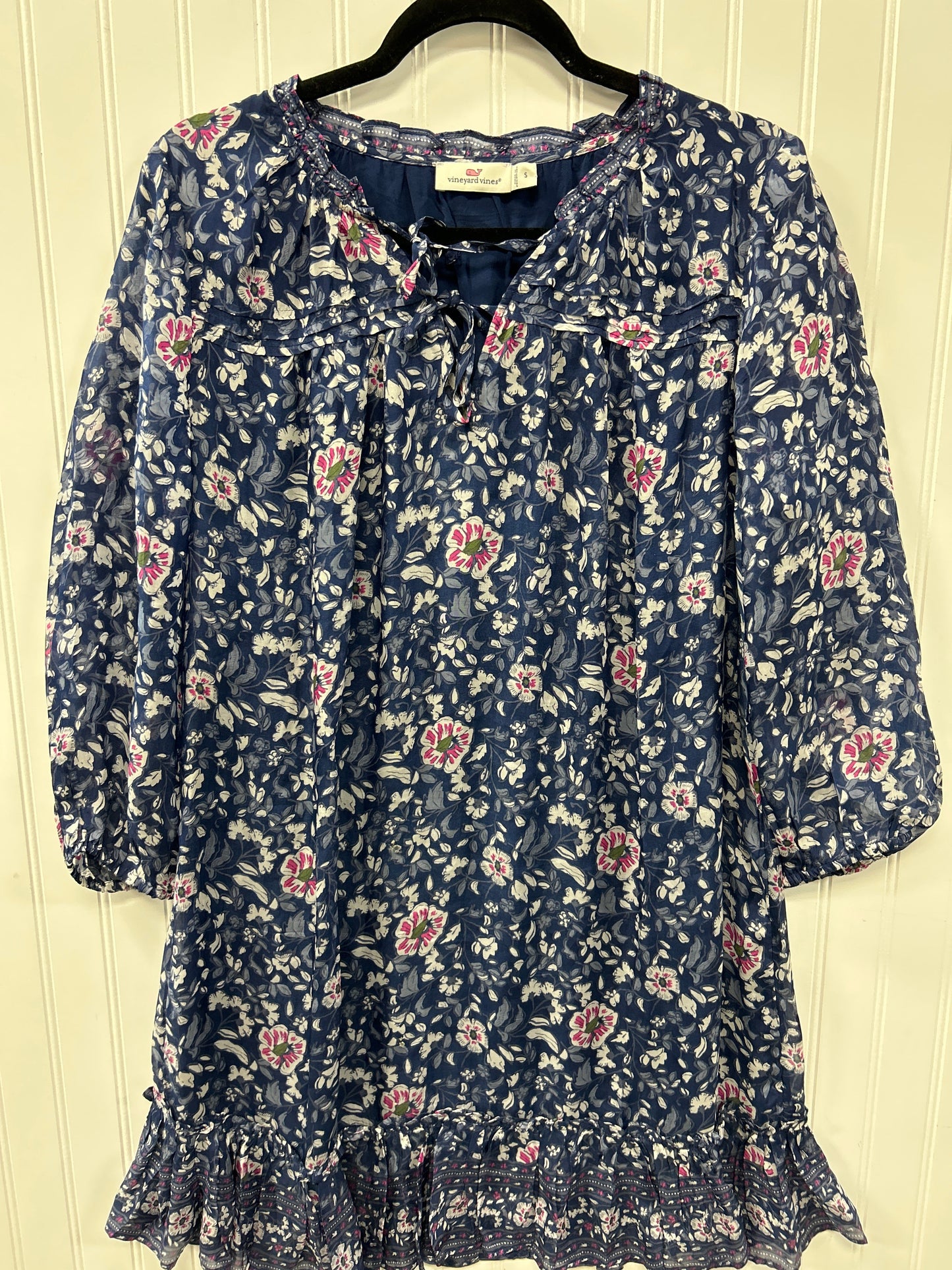 Dress Casual Midi By Vineyard Vines In Navy, Size:S