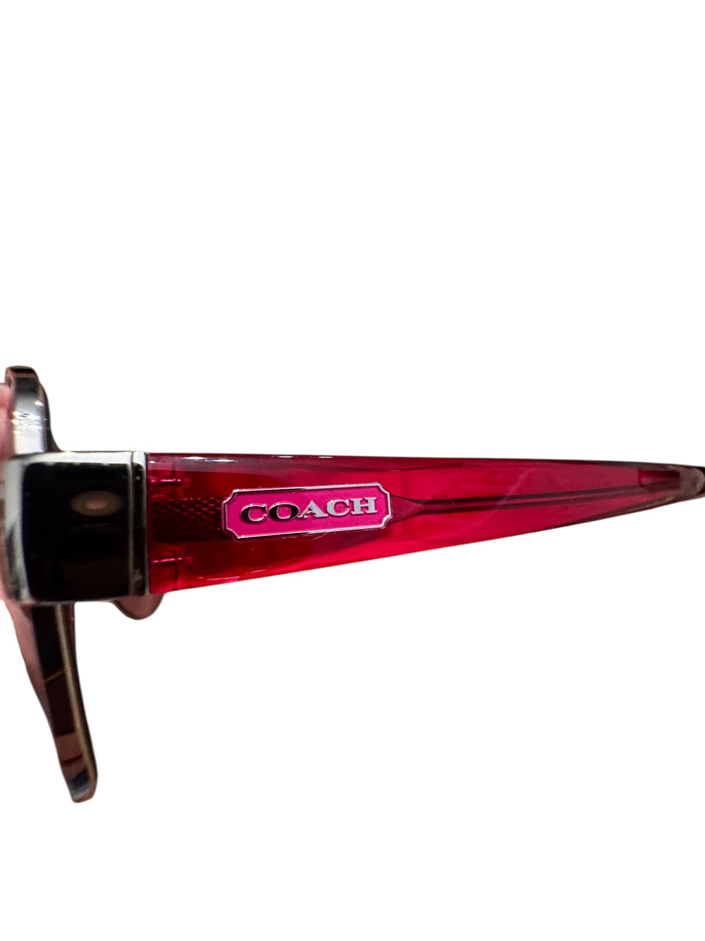 Sunglasses Designer By Coach In Pink